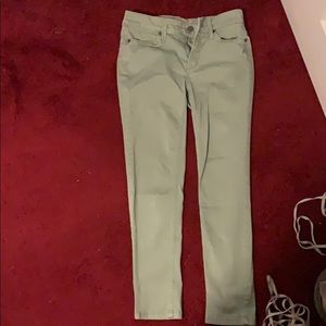 Calvin Klein Ankle Skinny Jeans olive